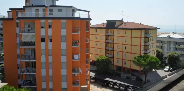 Bibione Beach apartmanházak/ Spiaggia