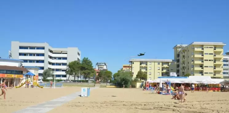 della Luna apartmanházak/ Spiaggia