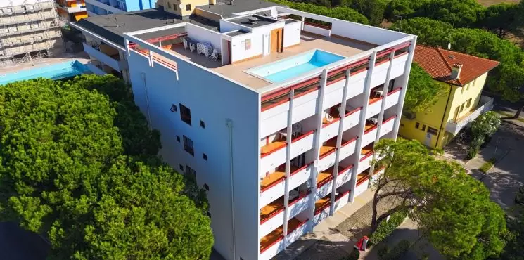 Eridano apartmanház/ Spiaggia